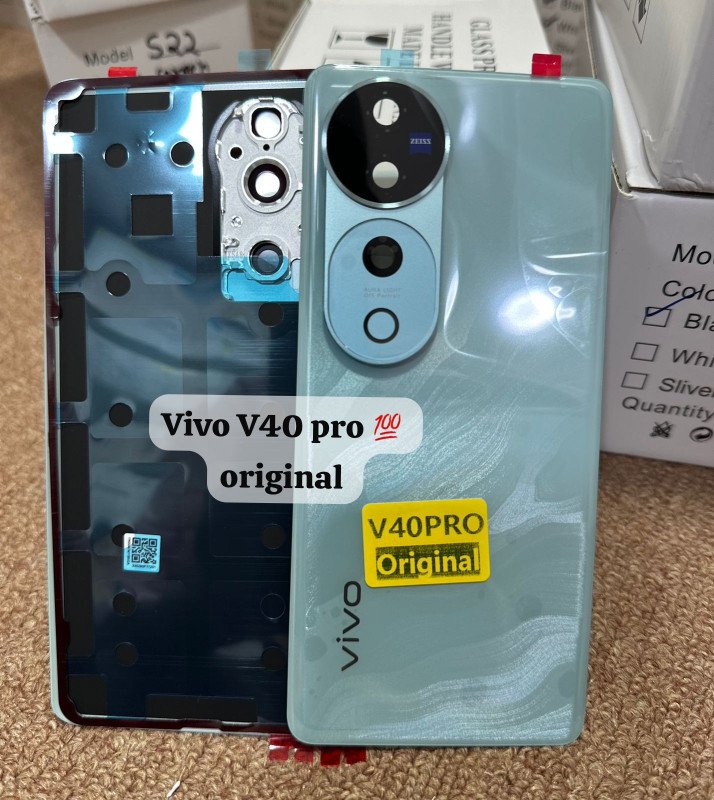 Premium quality Back panel for Vivo V40 Pro-Blue