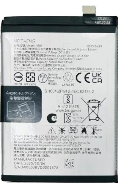 Premium battery for Nothing 2a