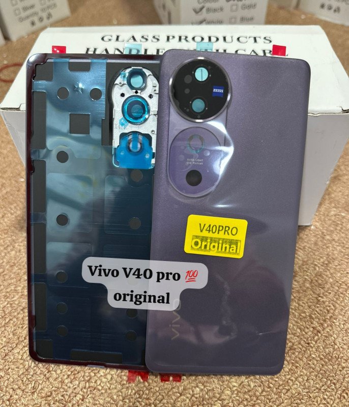 Premium quality Back panel for Vivo V40 Pro-Purple