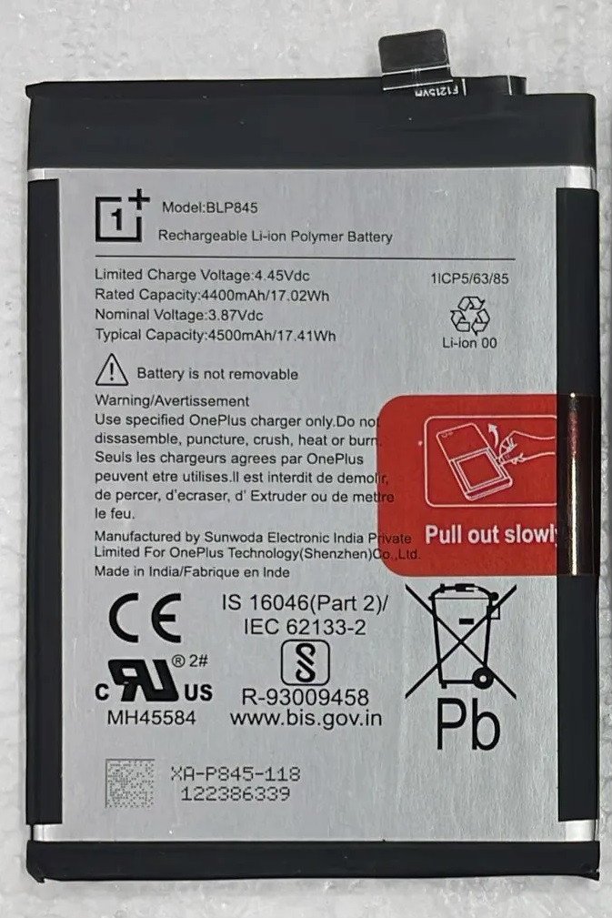 Premium battery for Oneplus Nord CE