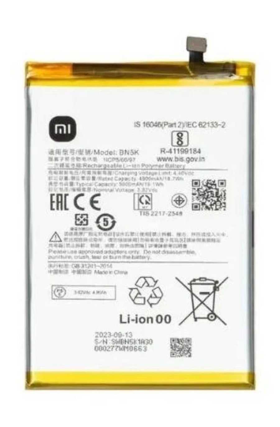 Premium quality Battery for Xiaomi Redmi 12C and POCO C55