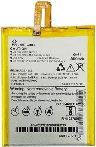 Premium battery for Micromax canvas juice 4g (Q461)
